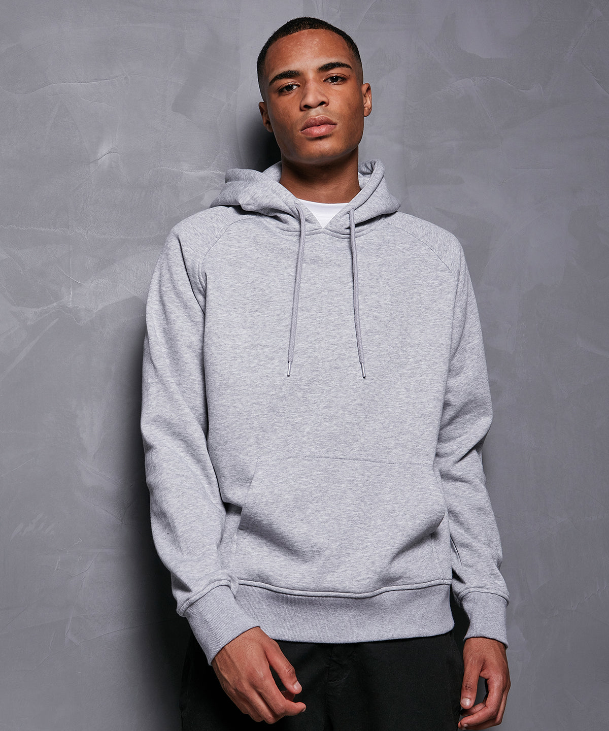 Build Your Brand Basic Hoodie, lifestyle photo