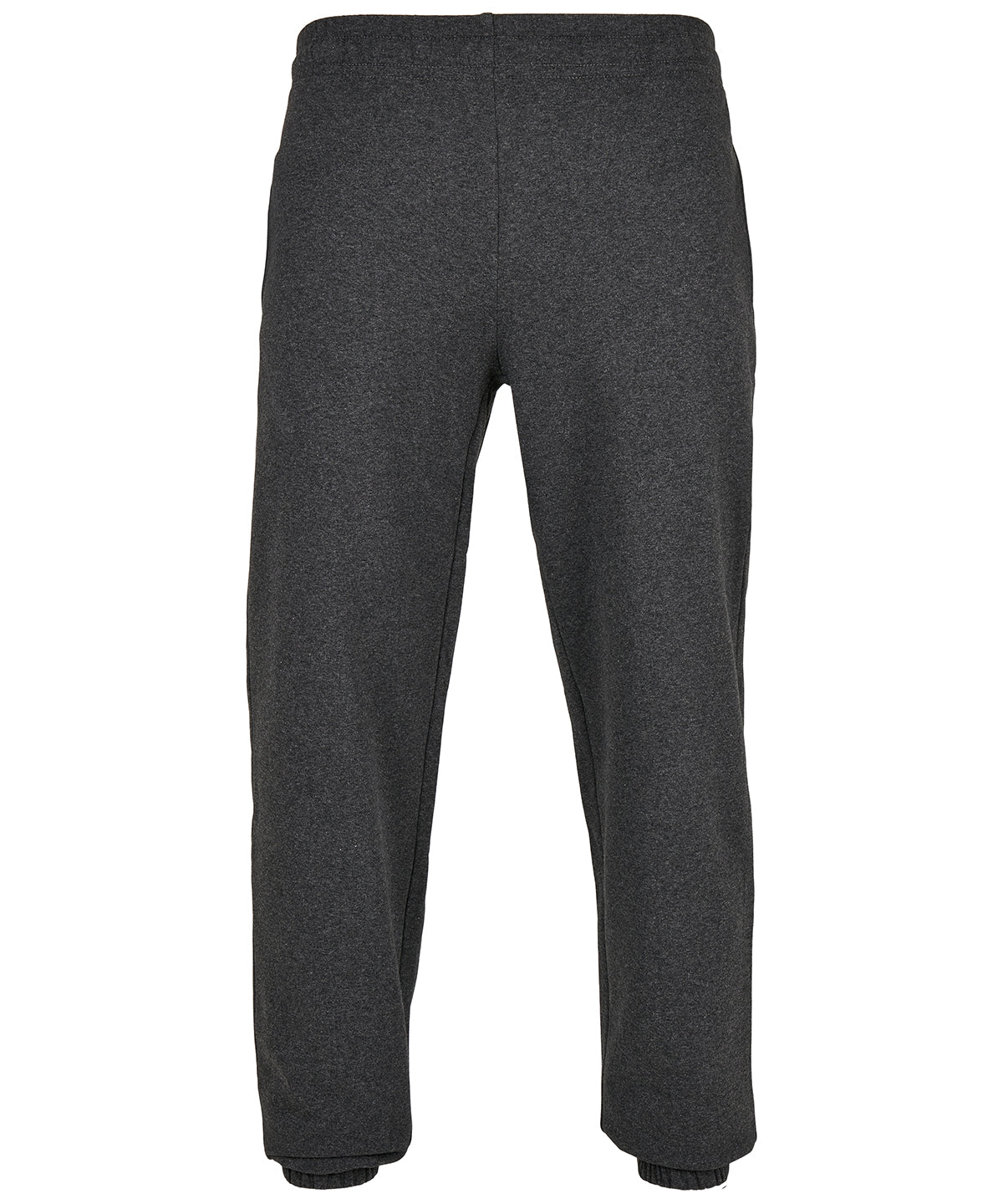 Build Your Brand Basic Sweatpants in Charcoal, front view
