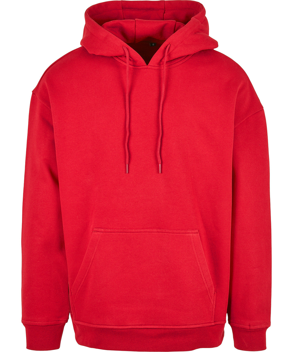 Build Your Brand Basic Oversize hoodie in City Red, front view