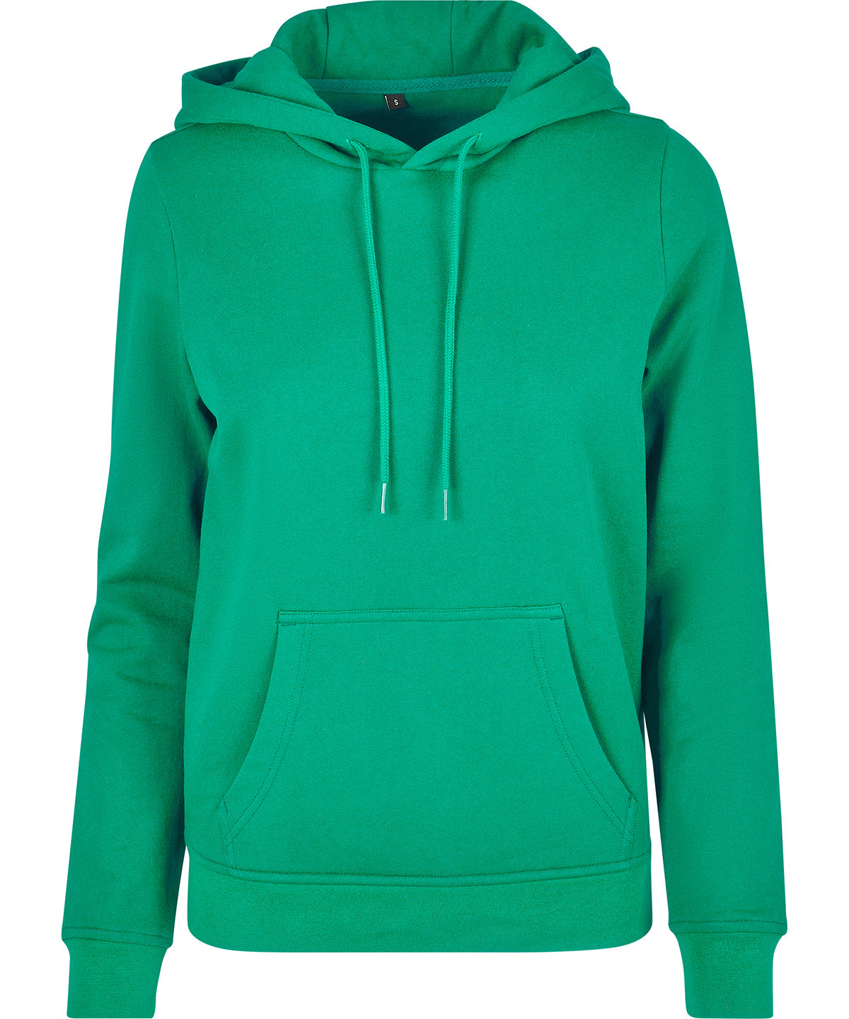 Build Your Brand Basic Oversize hoodie in Grass Green, front view