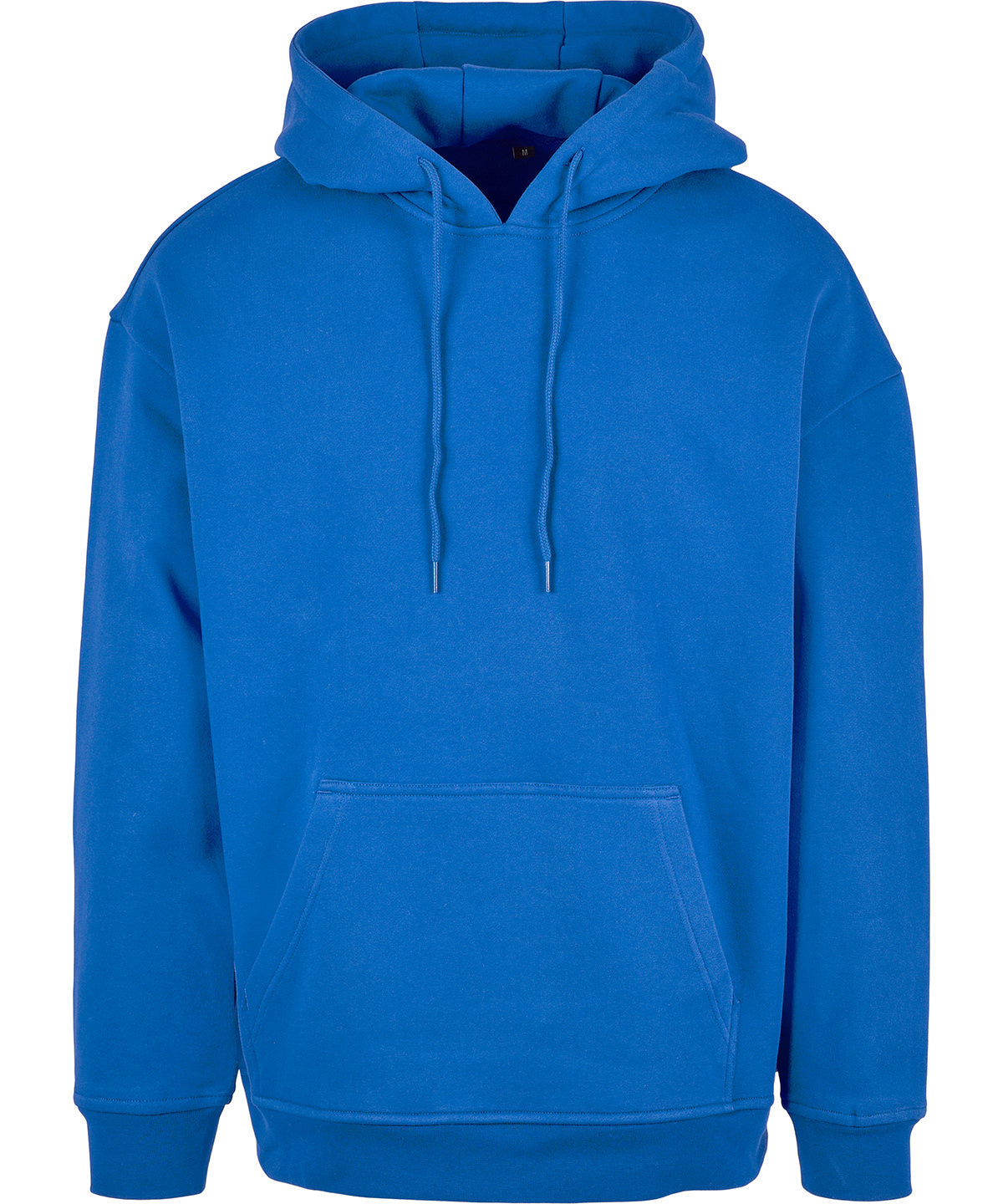 Build Your Brand Basic Oversize hoodie in Intense Blue, front view