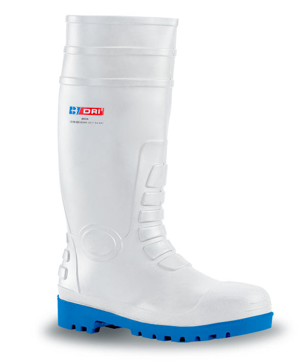 B-Dri Pvc Safety Boot S4 White 1, main product image