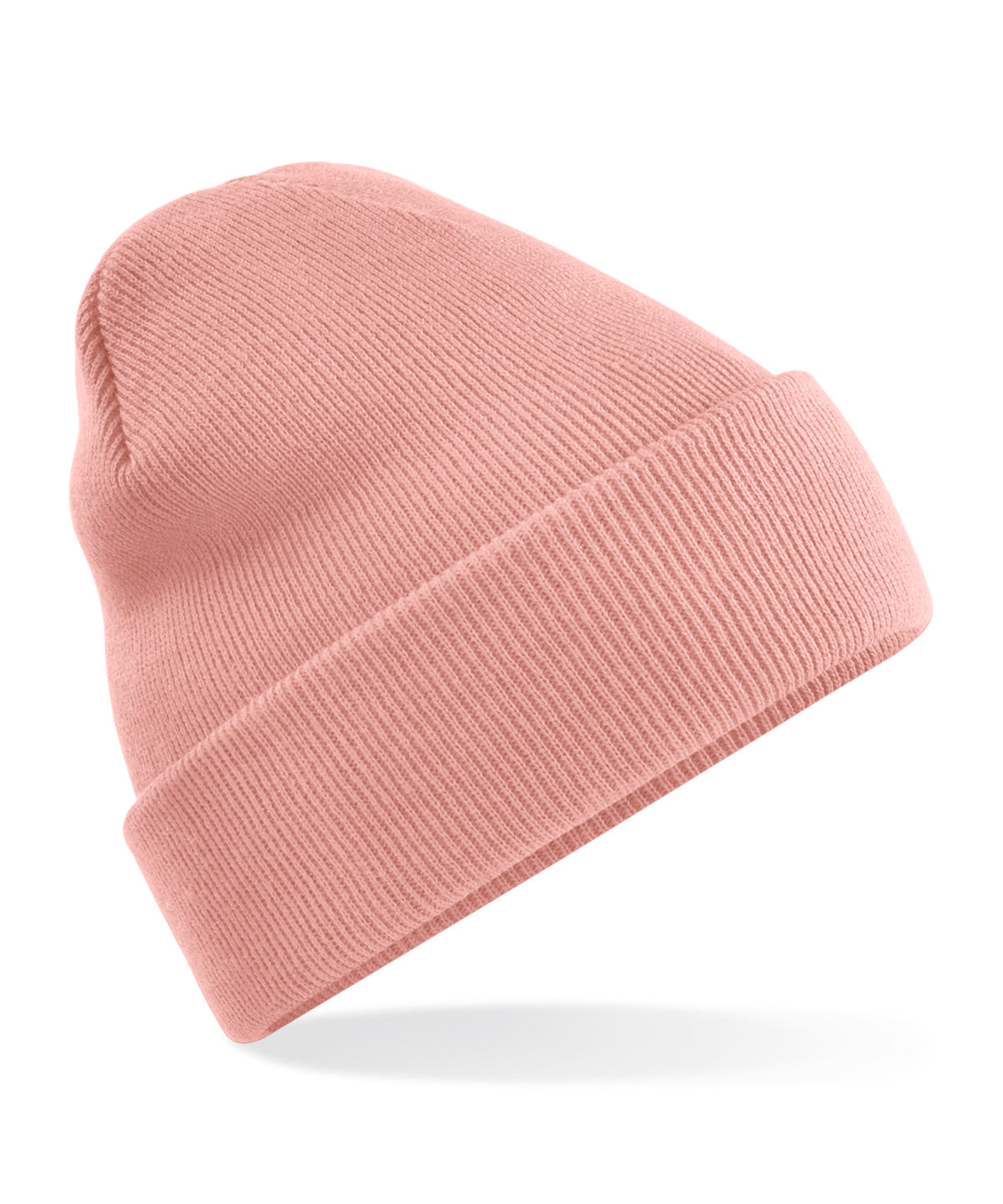Beechfield Original cuffed beanie in Blush, front view
