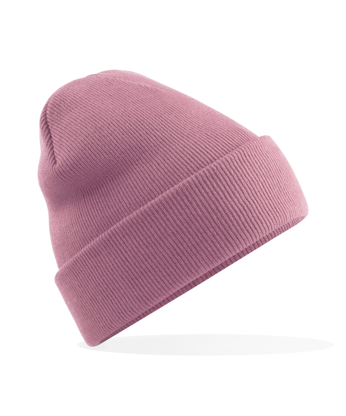 Beechfield Original cuffed beanie in Dusty Purple, front view
