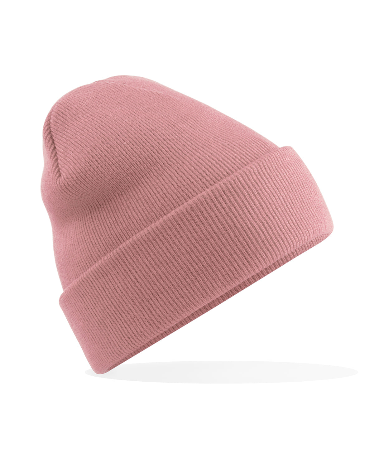 Beechfield Original cuffed beanie in Rose, front view