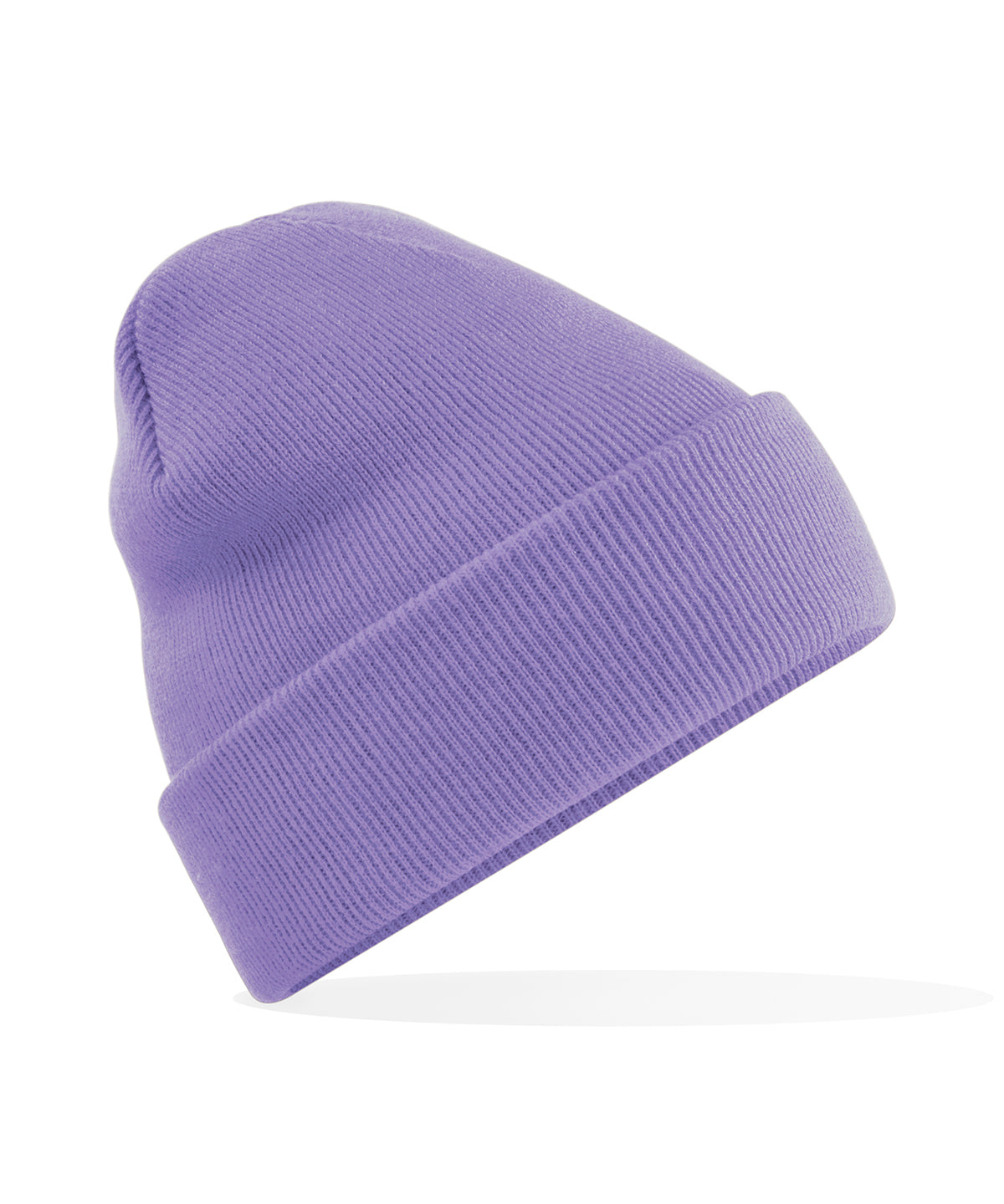 Beechfield Original cuffed beanie in Violet, front view