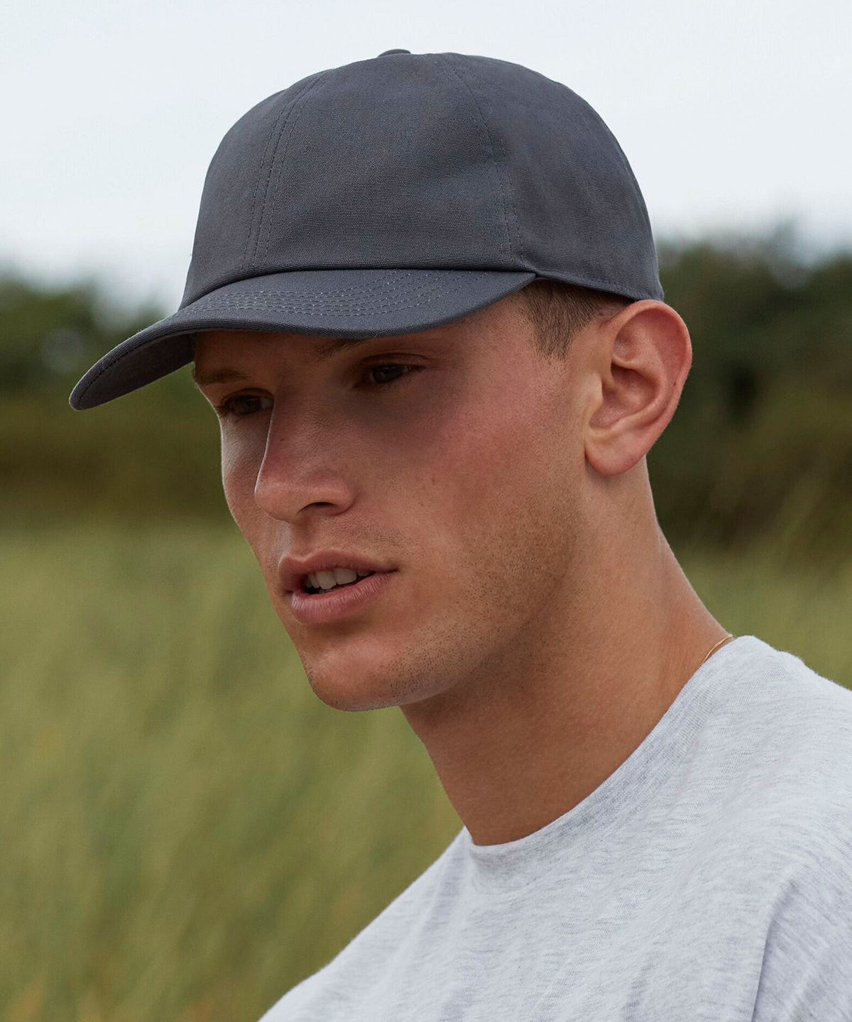 Beechfield Organic cotton 6-panel cap, lifestyle photo