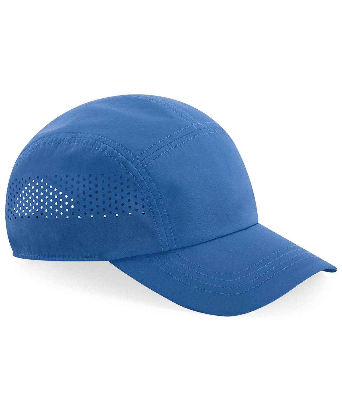 Beechfield Technical running cap in Cobalt Blue, front view