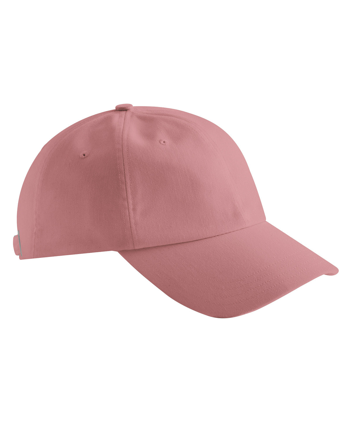 Beechfield EarthAware organic cotton studio cap in Rose Pink, front view