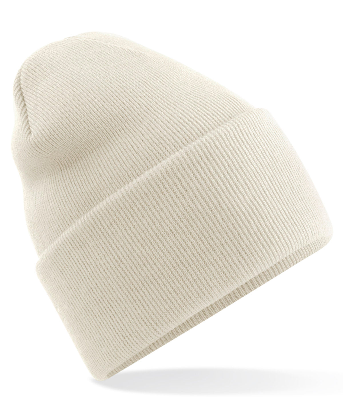 Beechfield Original deep-cuffed beanie in Almond, front view