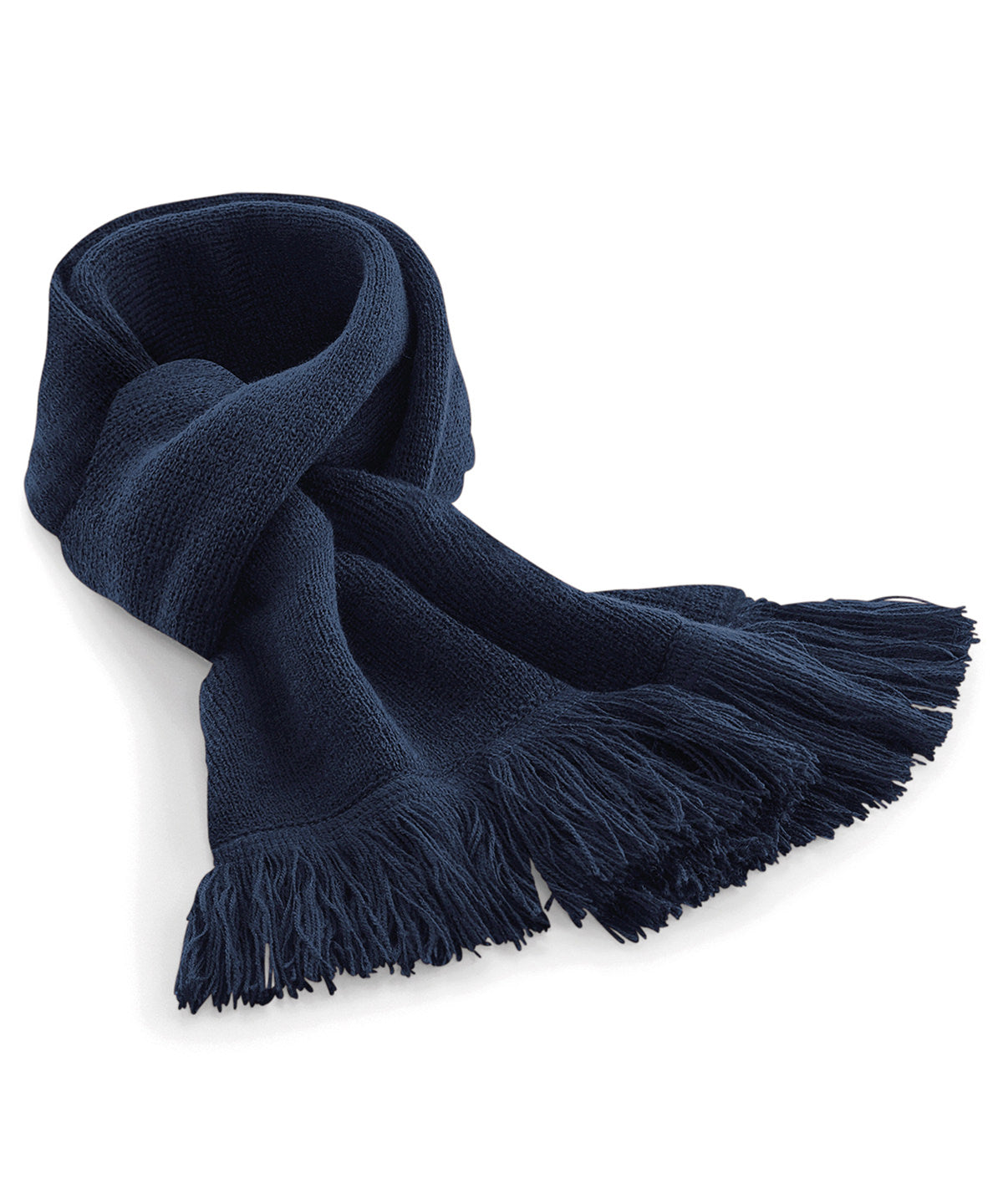 Beechfield Classic knitted scarf, lifestyle photo