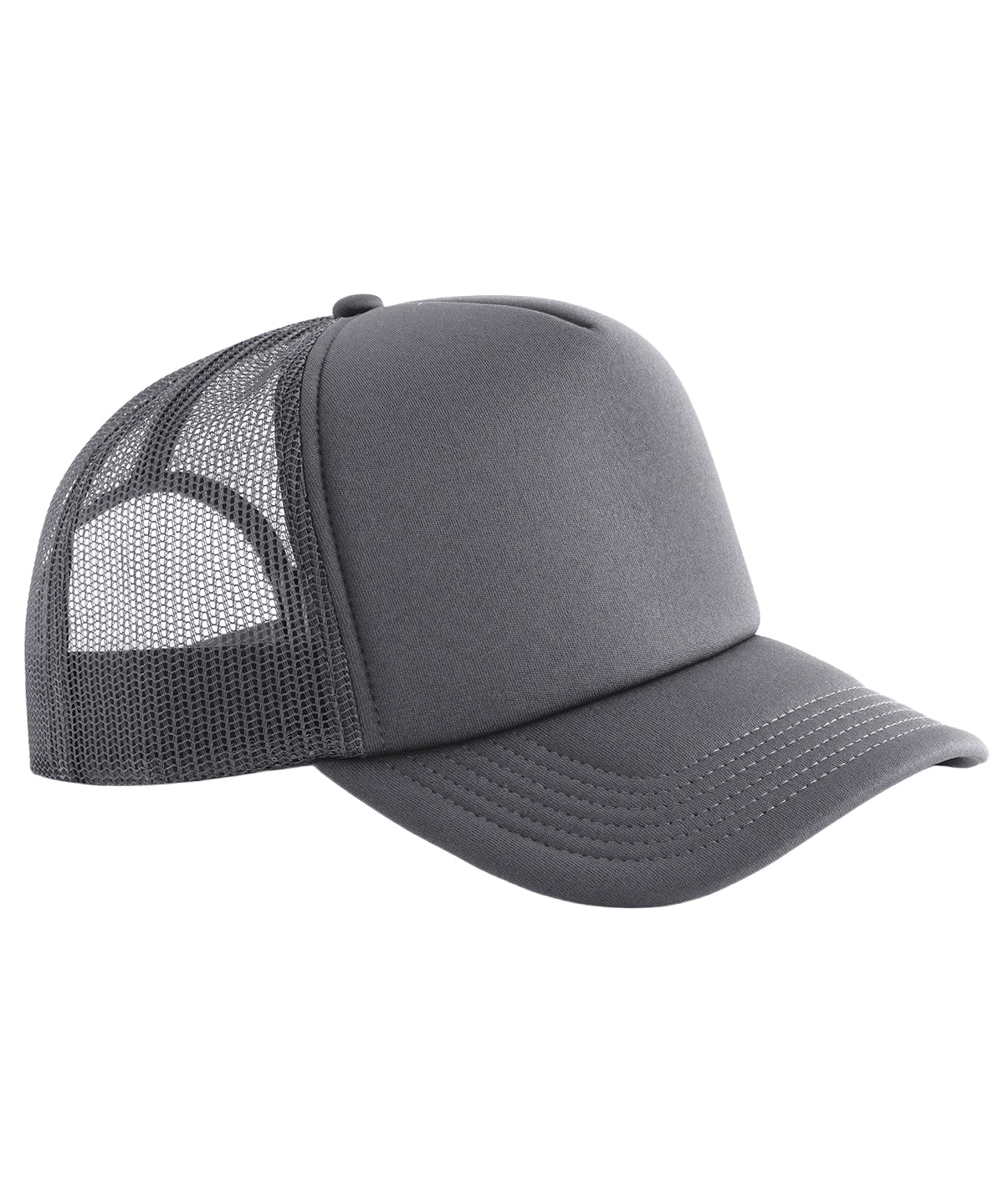 Beechfield Classic foam trucker in Graphite Grey, front view