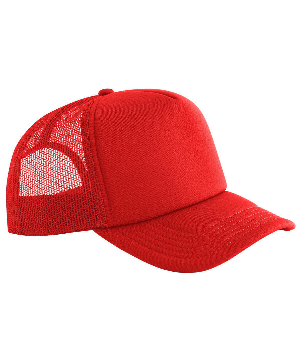 Beechfield Classic foam trucker in Red, front view