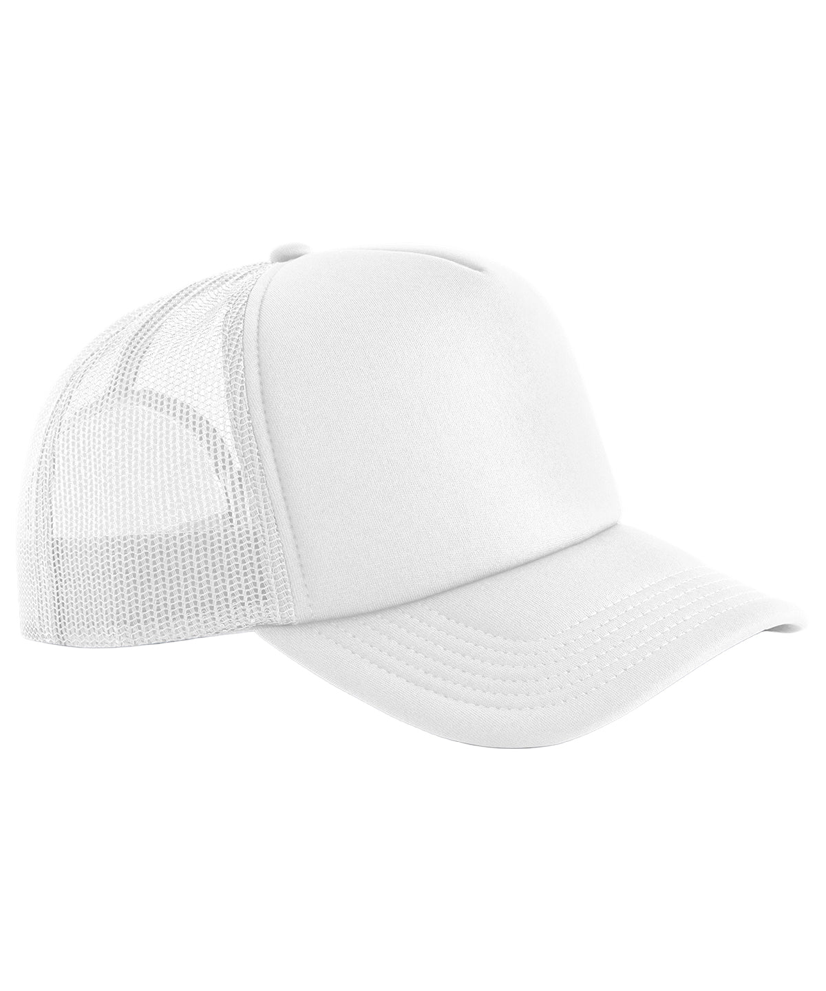 Beechfield Classic foam trucker in White, front view