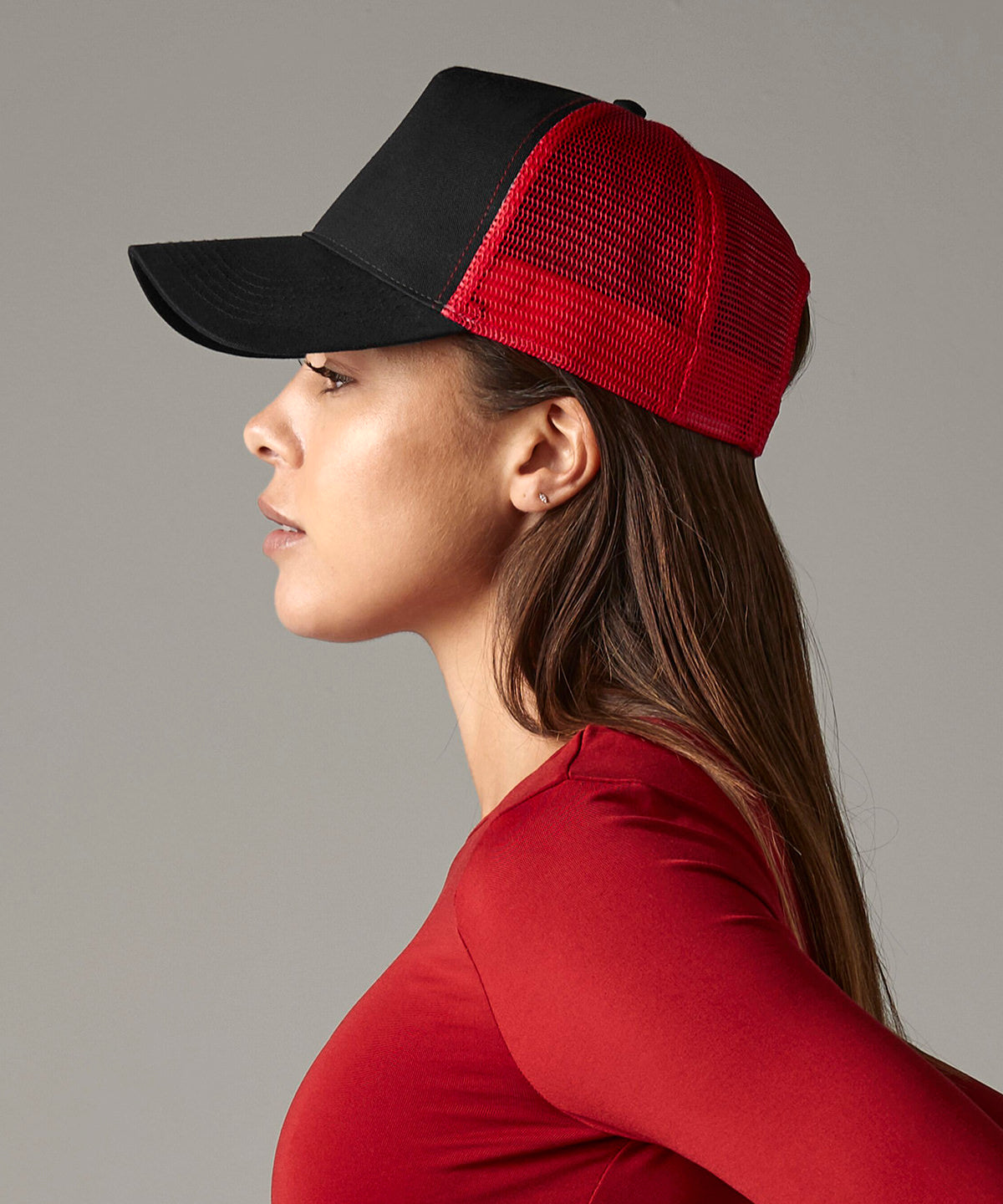 Beechfield Snapback trucker, lifestyle photo