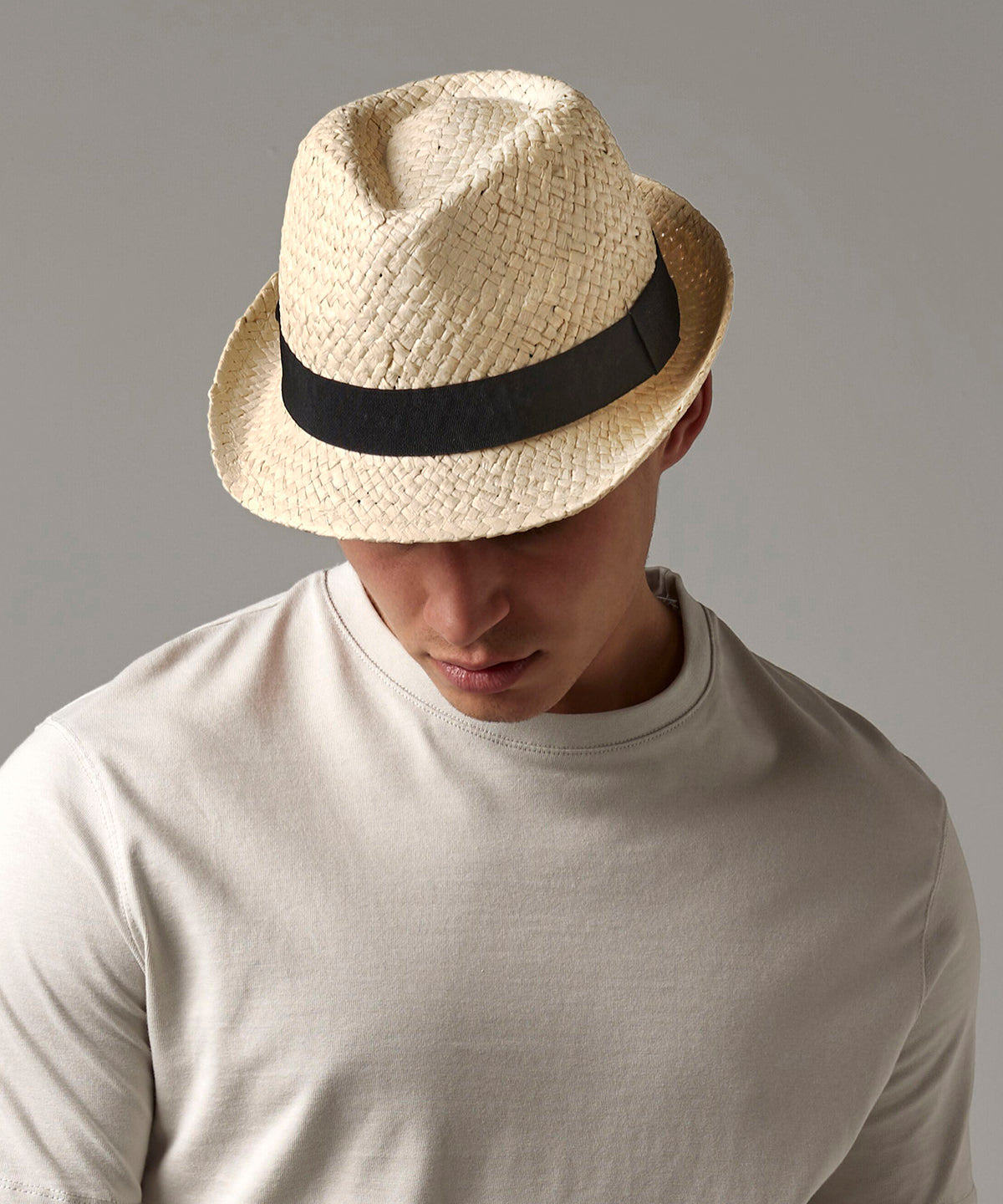 Beechfield Festival trilby in Natural, lifestyle photo