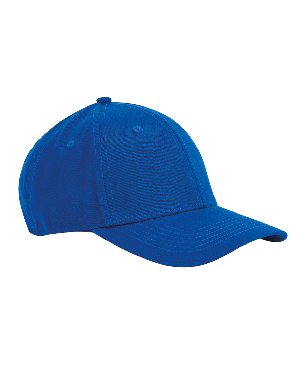 Beechfield EarthAware classic organic cotton 6-panel cap in Bright Royal, front view