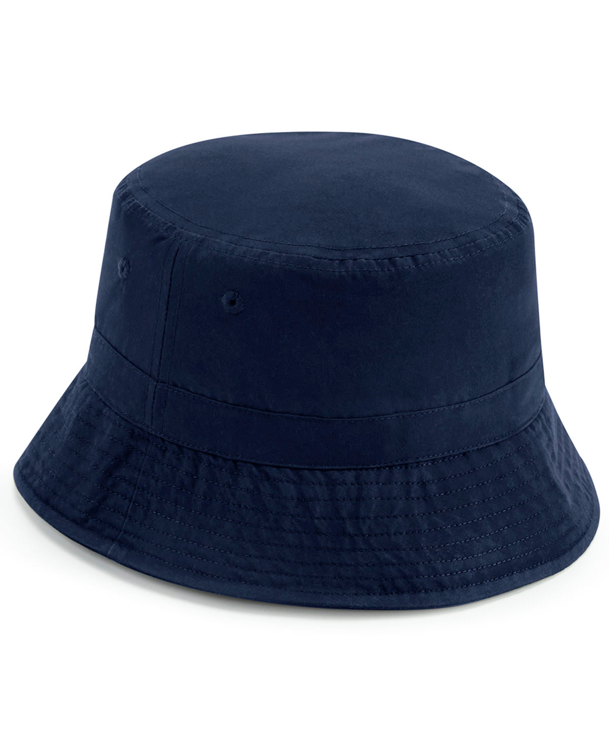 Beechfield Recycled polyester bucket hat in French Navy, front view