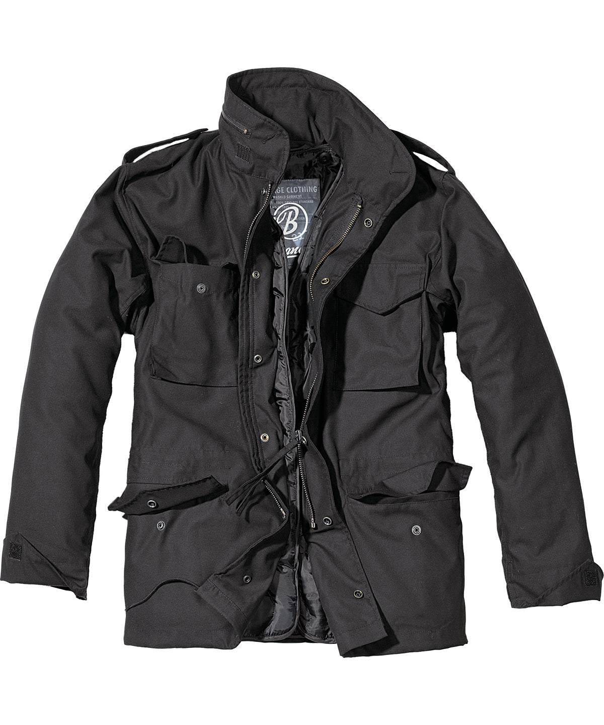 Build Your Brandit M65 jacket in Black, front view