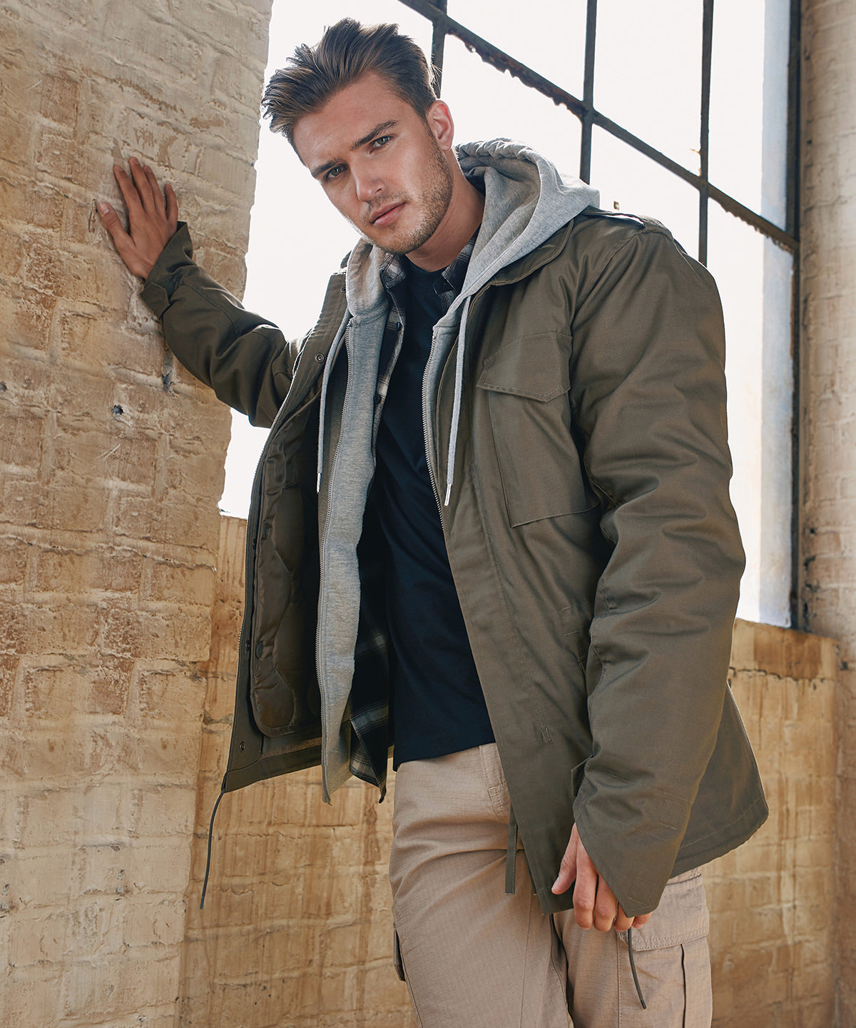 Build Your Brandit M65 jacket, lifestyle photo
