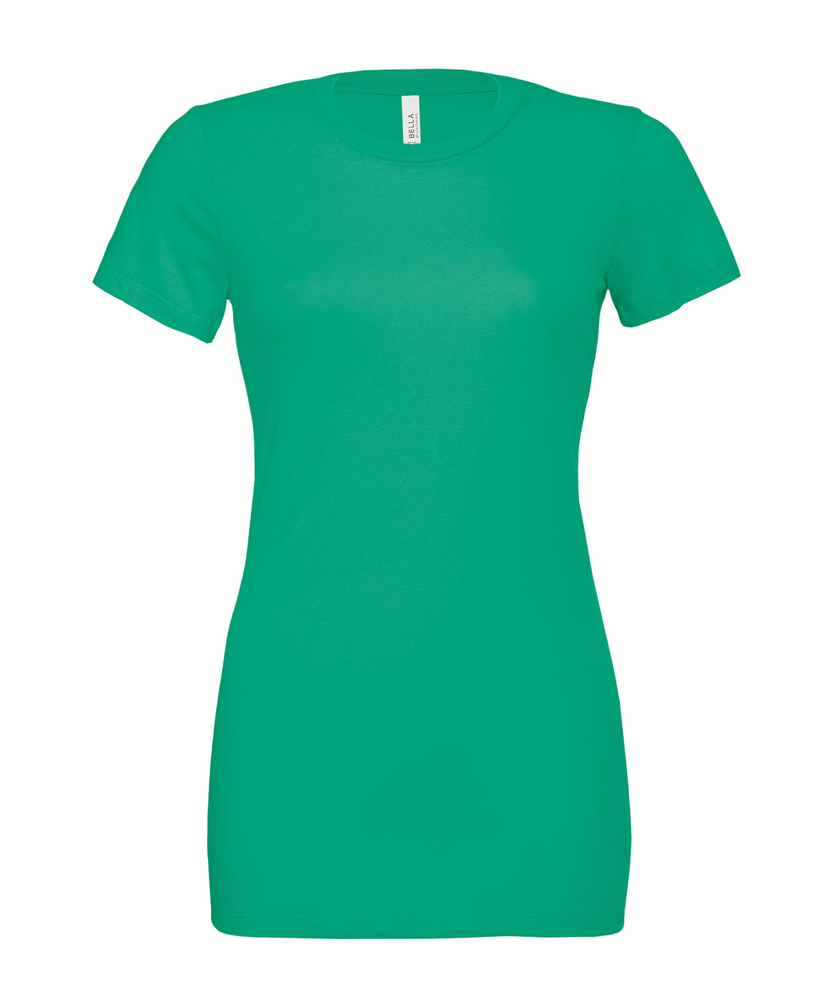 Bella Canvas Women's relaxed Jersey short sleeve tee in Teal, front view