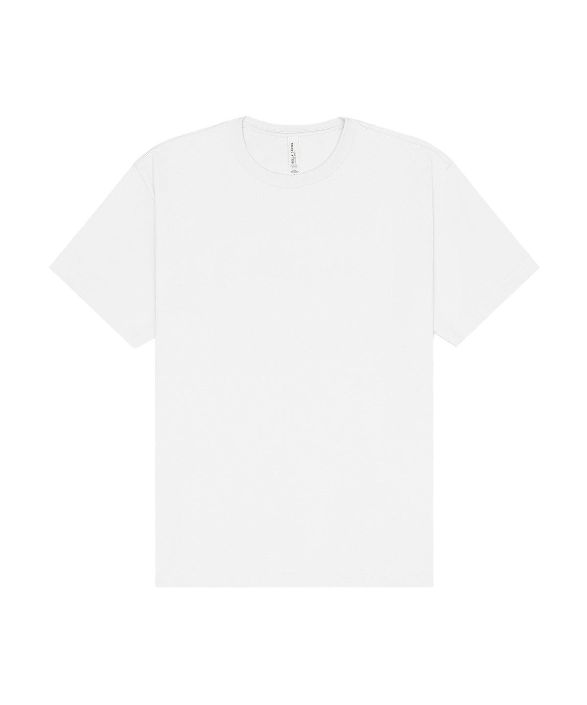 Bella Canvas Unisex short sleeve heavy tee in White, front view