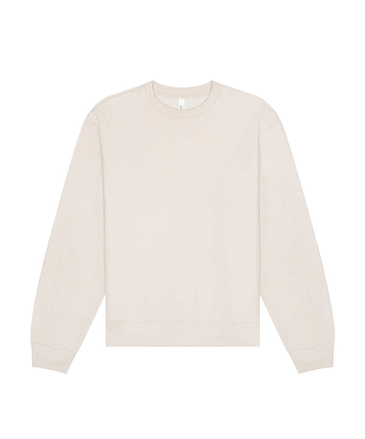 Bella Canvas Unisex crew neck heavy sweatshirt in Dust, front view