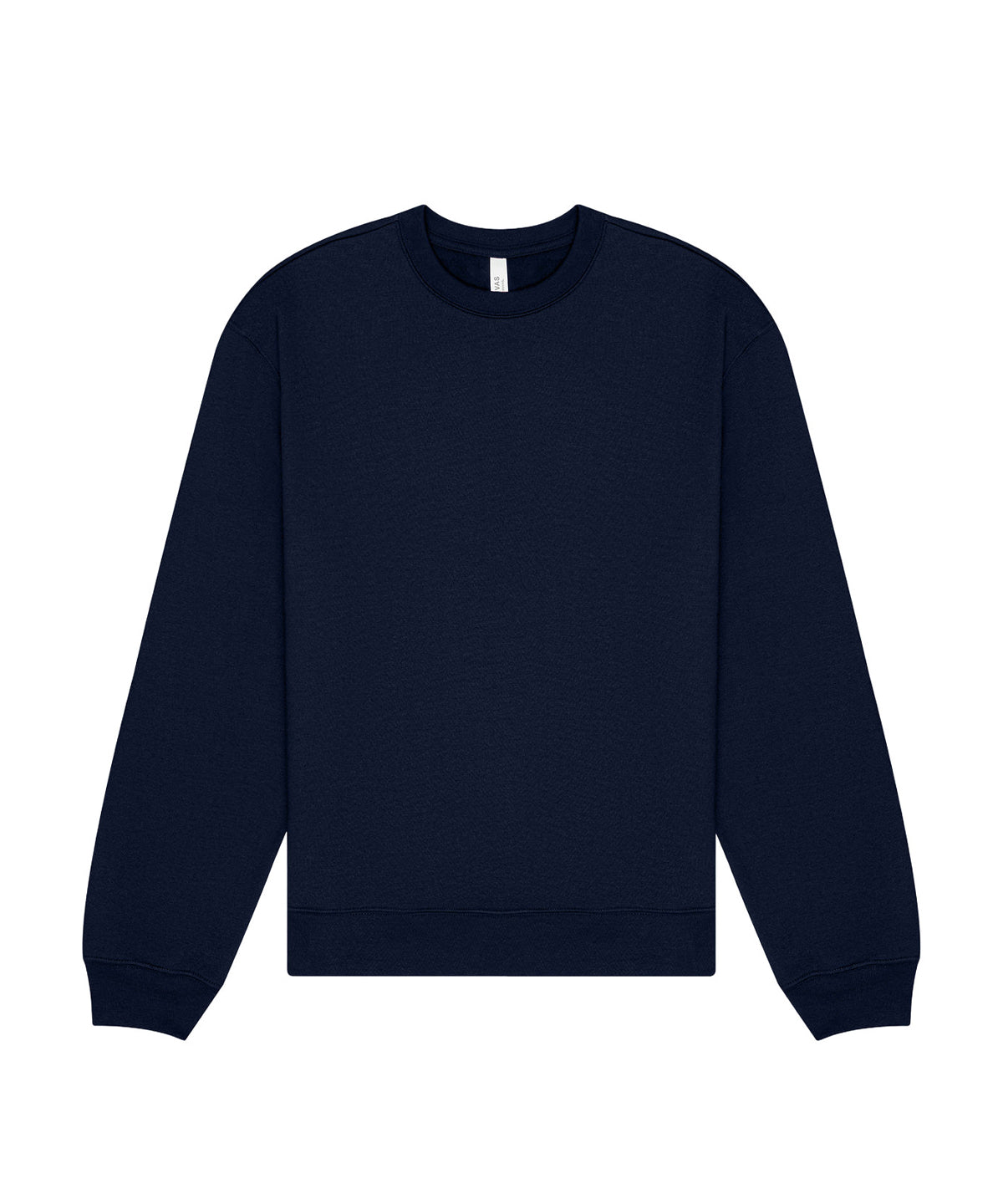 Bella Canvas Unisex crew neck heavy sweatshirt in Navy, front view