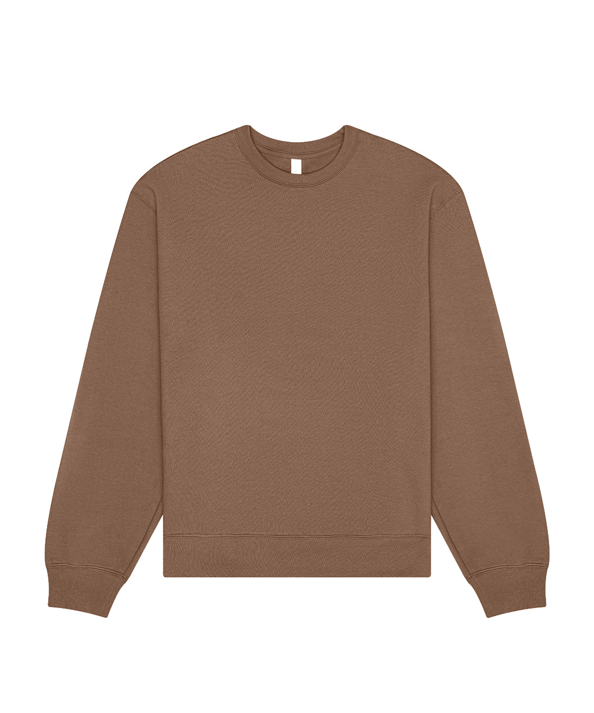 Bella Canvas Unisex crew neck heavy sweatshirt in Vintage Brown, front view