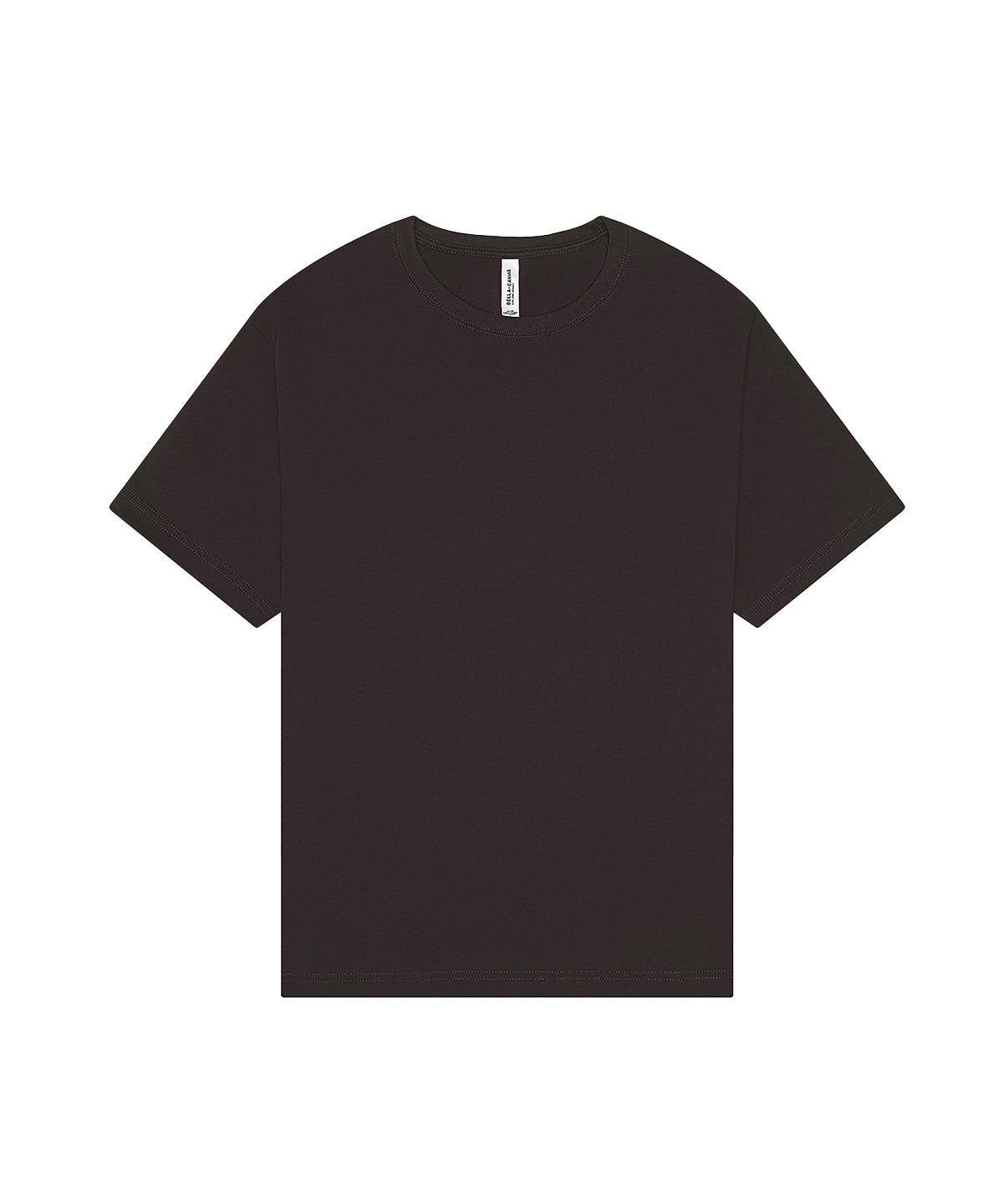 Bella Canvas Unisex heavy boxy tee in Dark Grey, front view