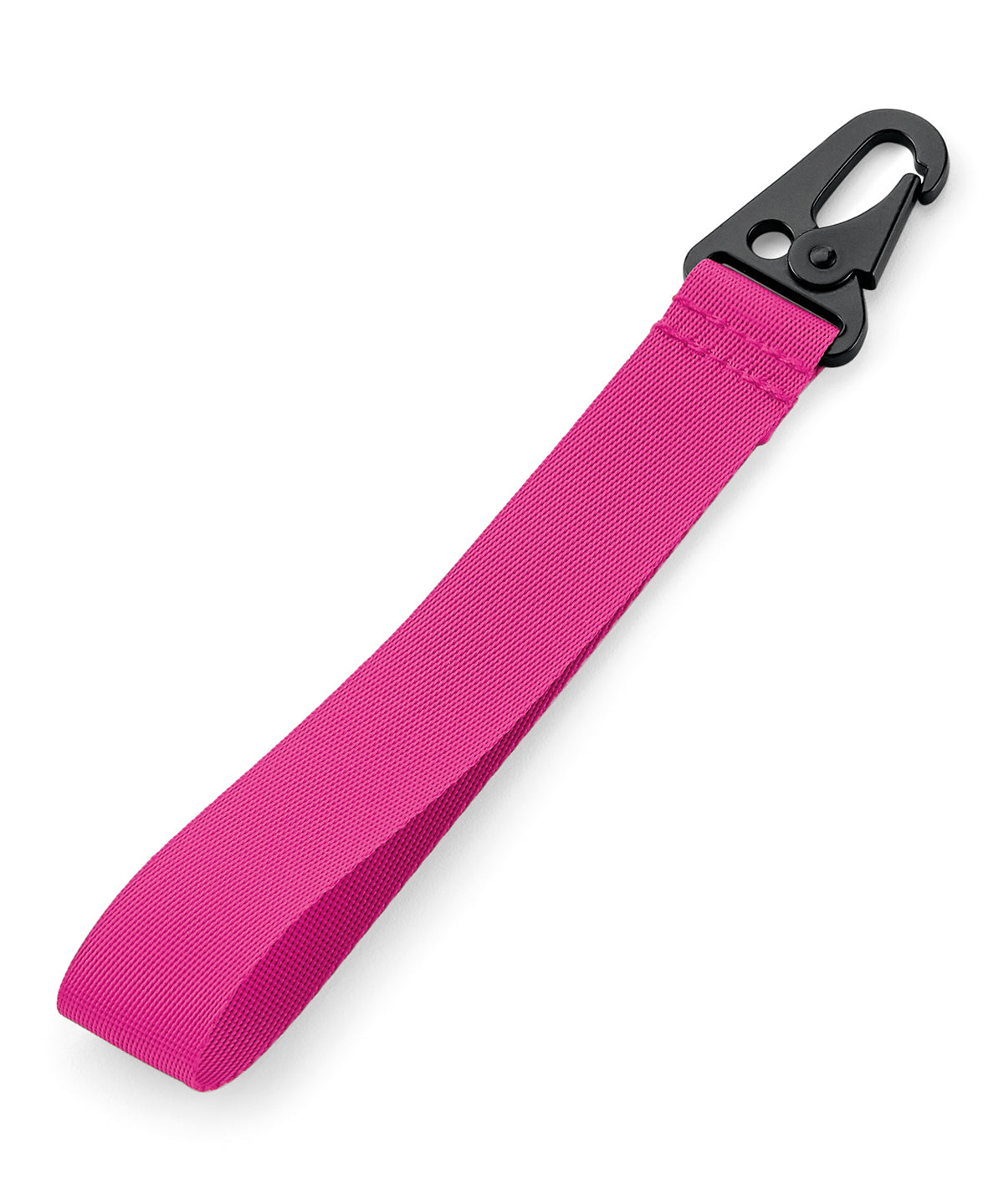 Bagbase Brandable key clip in Fuchsia, front view