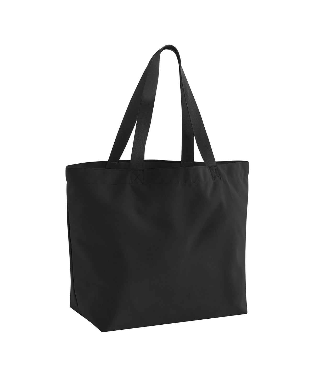 Bagbase Original carryall tote bag in Black, front view