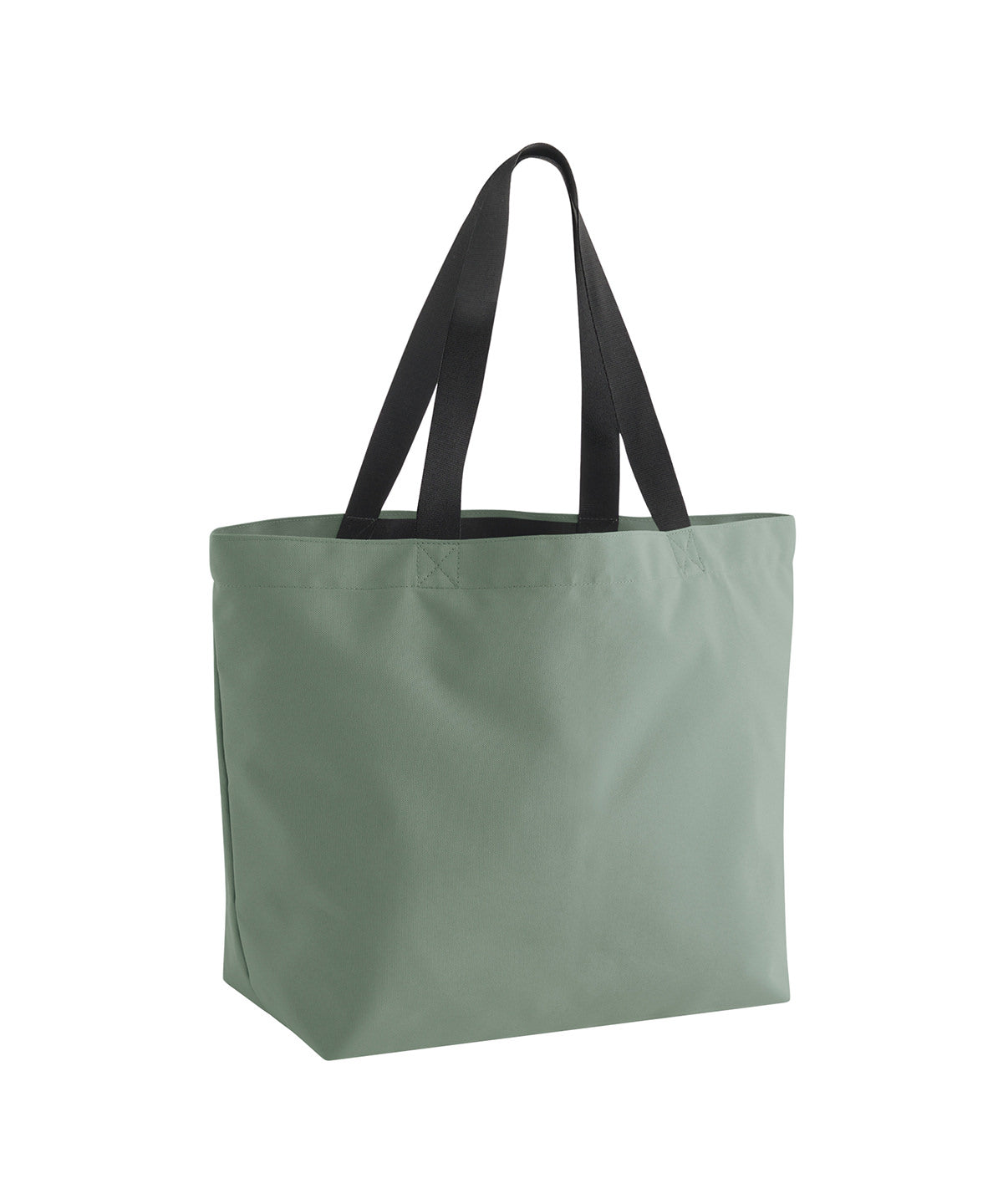 Bagbase Original carryall tote bag in Dusty Green, front view
