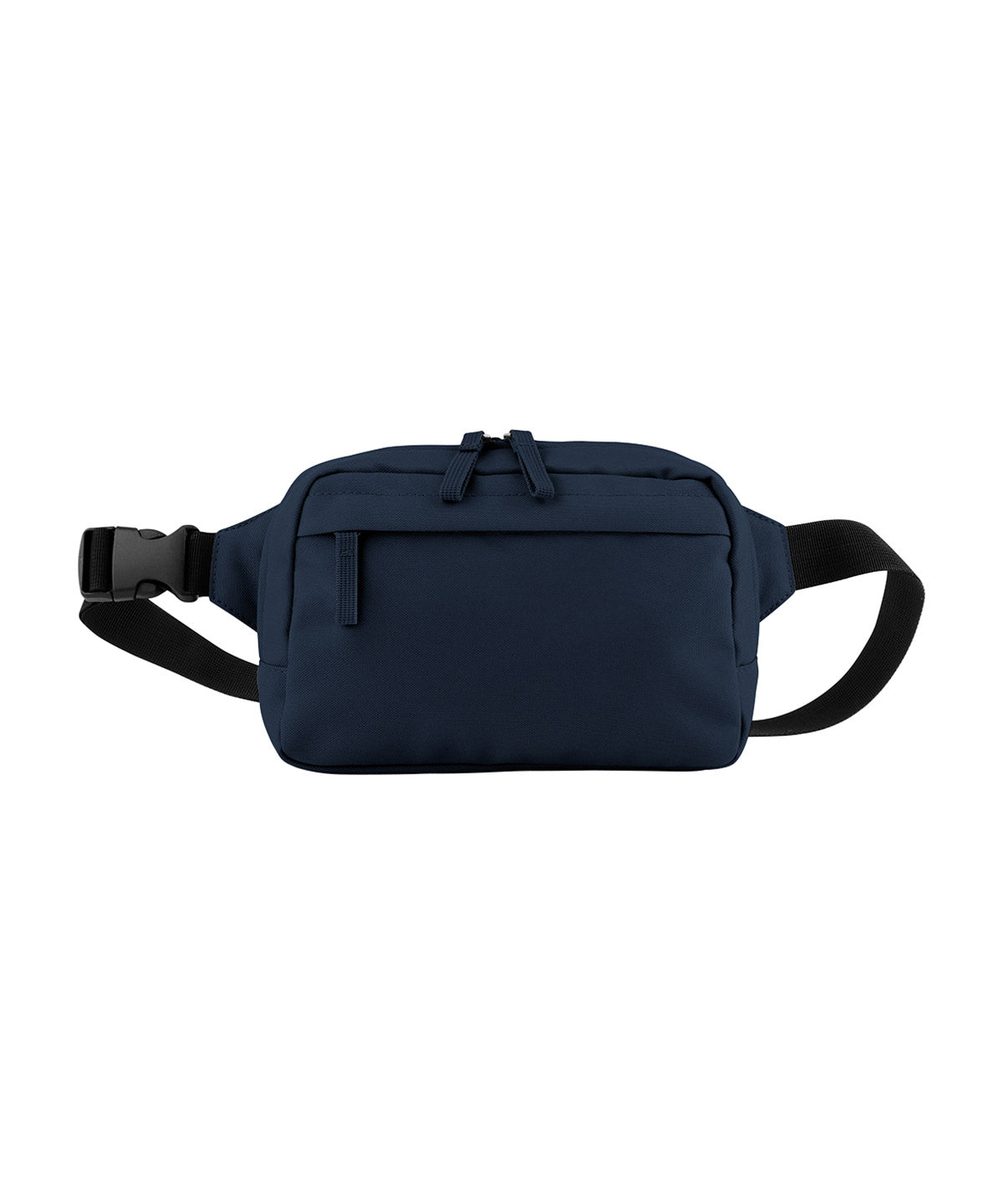 Bagbase Premium Recycled Cross Body Bag in Navy, front view
