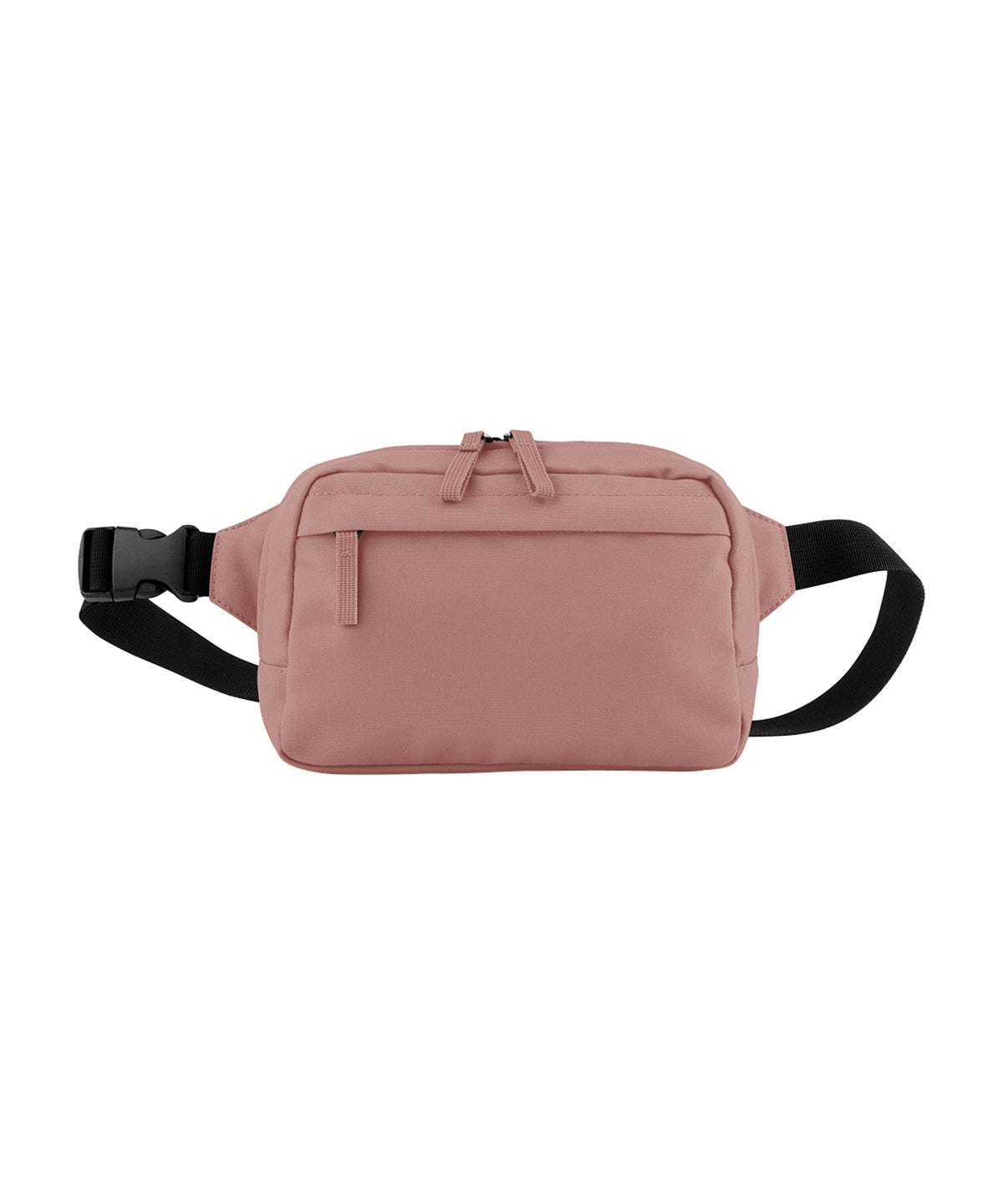 Bagbase Premium Recycled Cross Body Bag in Rose, front view