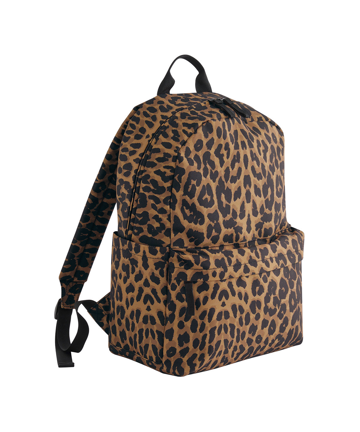 Bagbase Leopard print backpack in Leopard Print, front view