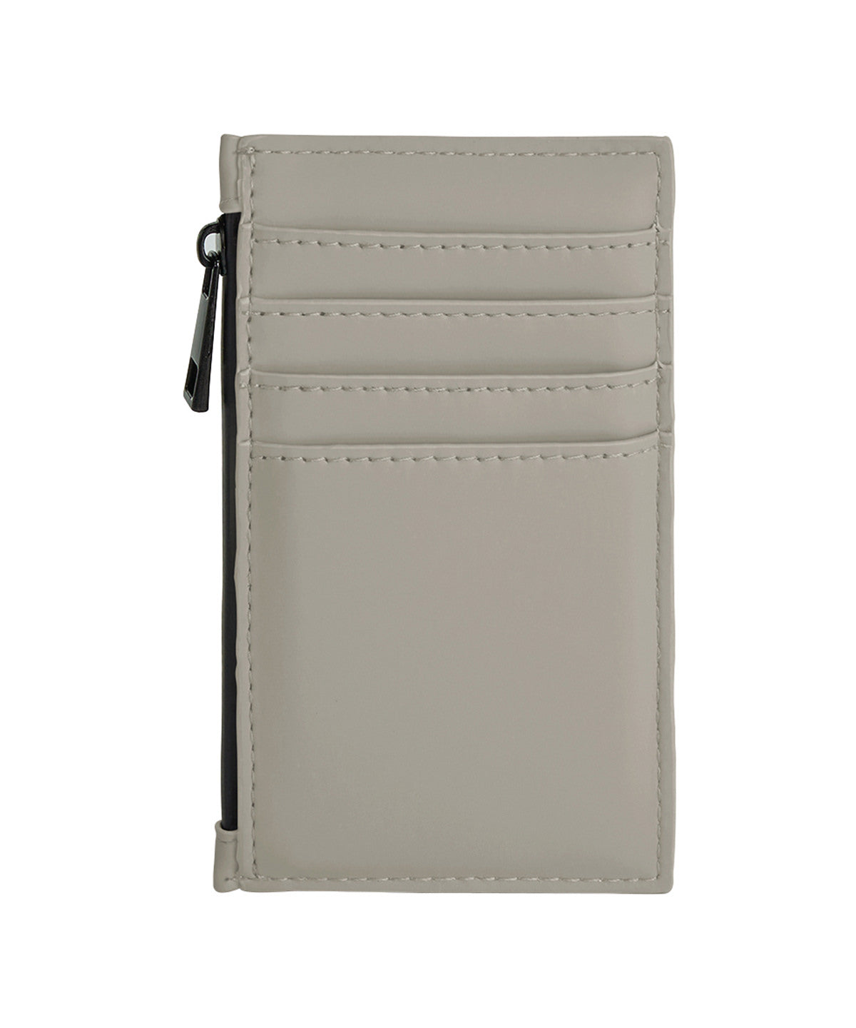 Bagbase Matte PU card holder in Clay, front view