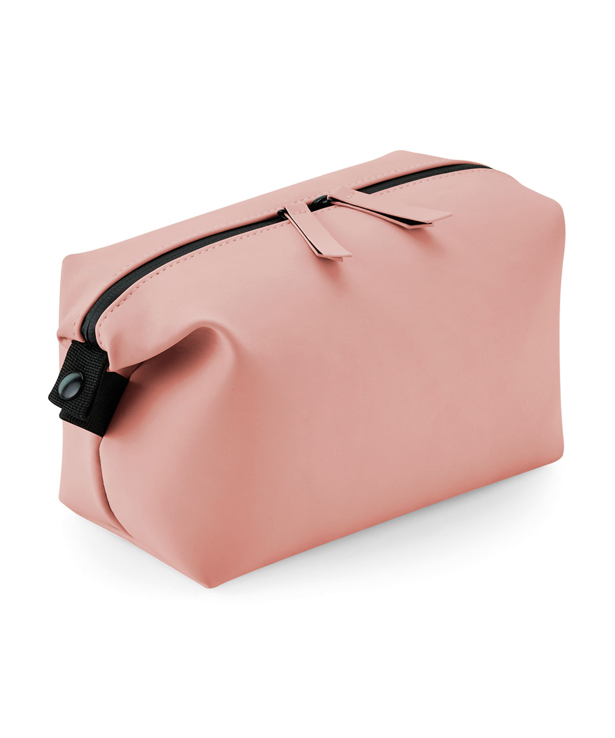 Bagbase Matte PU accessory pouch in Nude Pink, front view