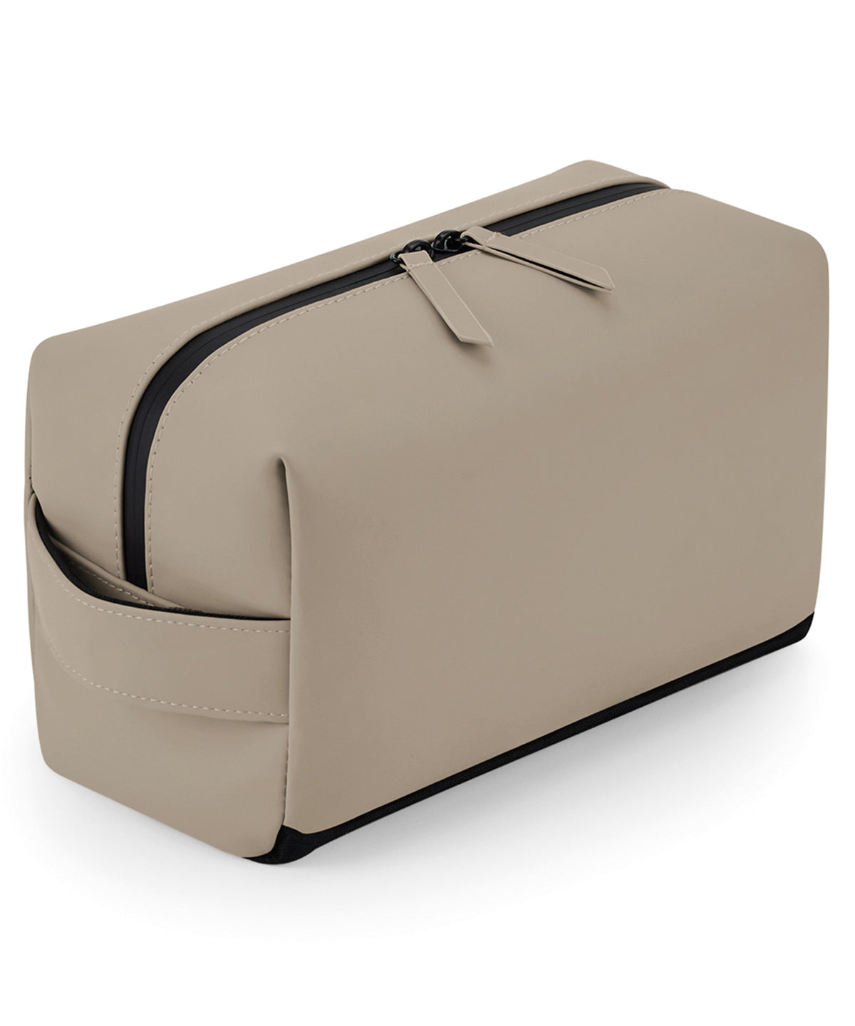 Bagbase Matte PU toiletry/accessory case in Clay, front view