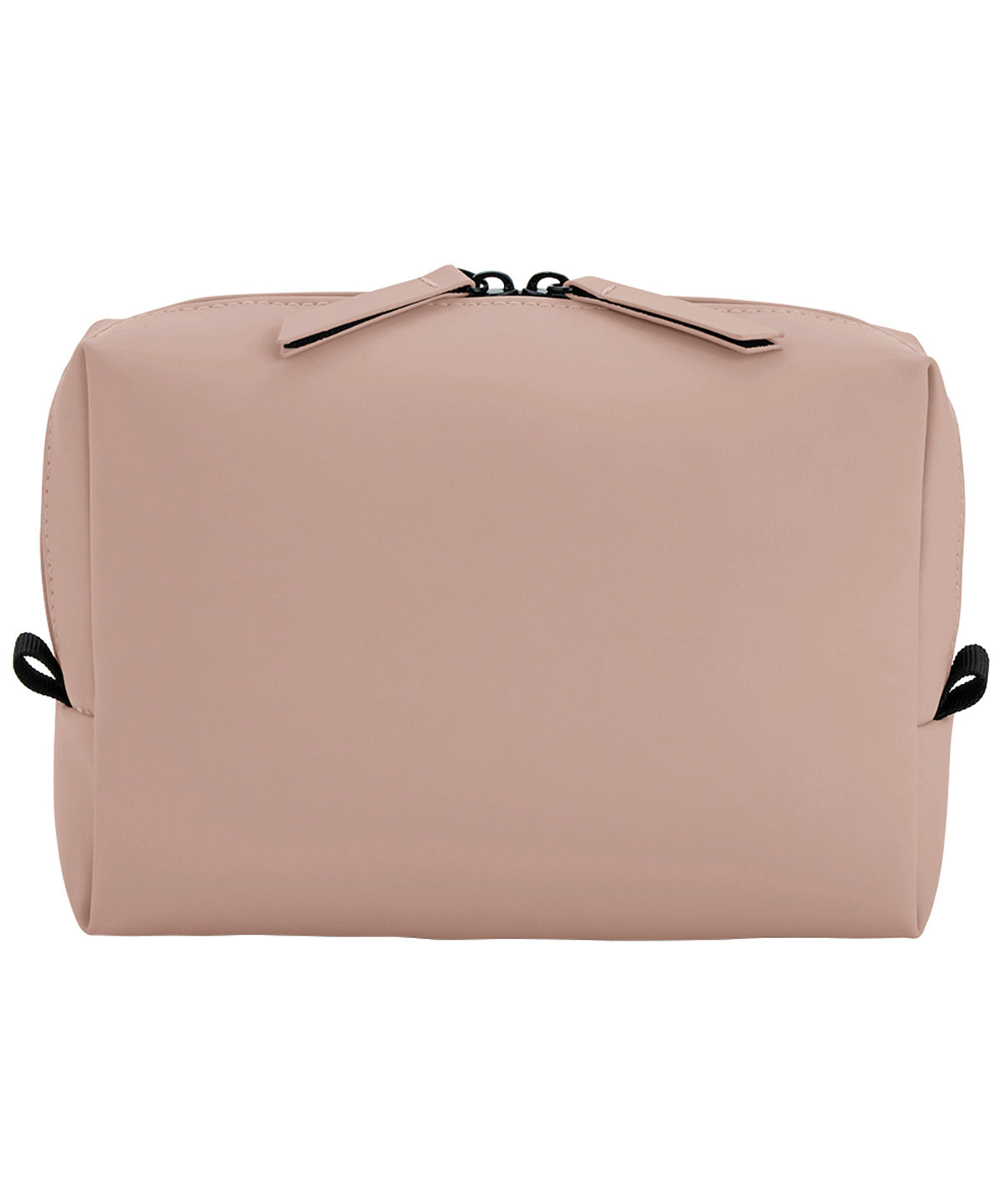 Bagbase Matte PU cross-body bag in Nude Pink, front view