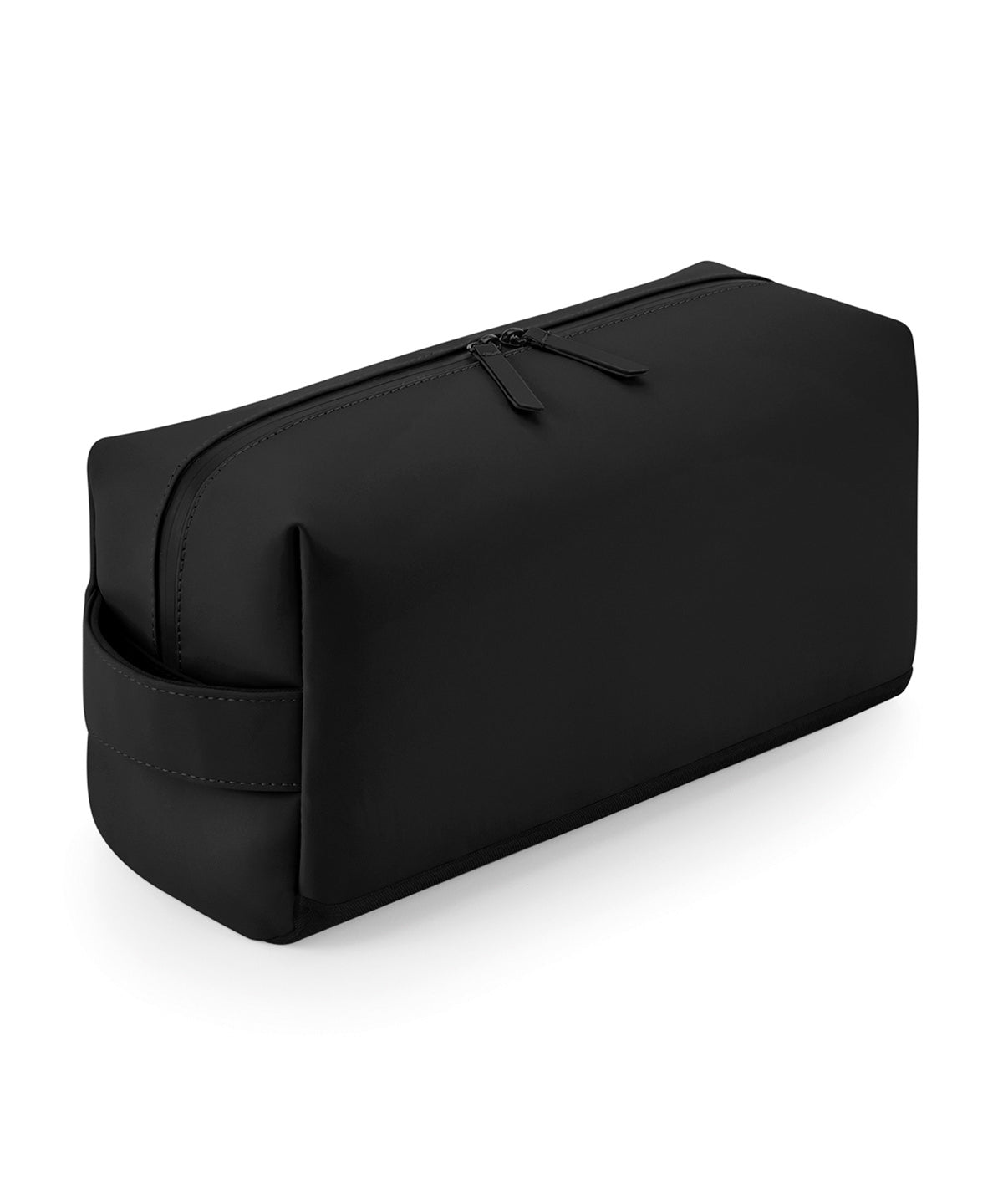 Bagbase Matte PU shoe/accessory bag in Black, front view