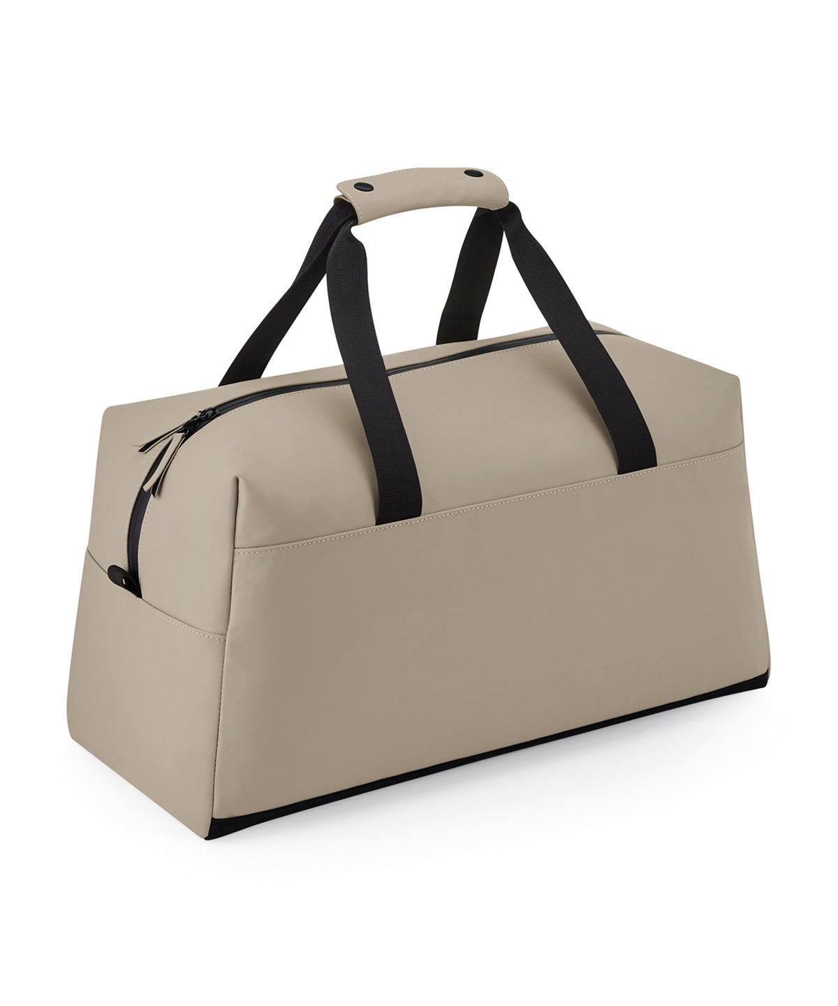 Bagbase Matte PU weekender in Clay, front view