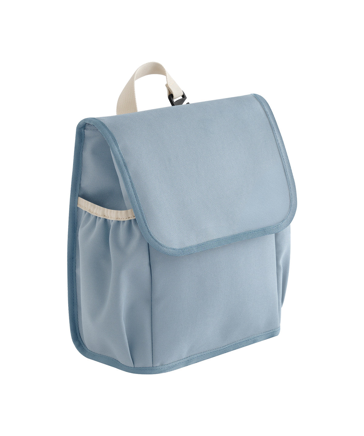 Bagbase Kids adventure cooler bag in Dusty Blue, front view