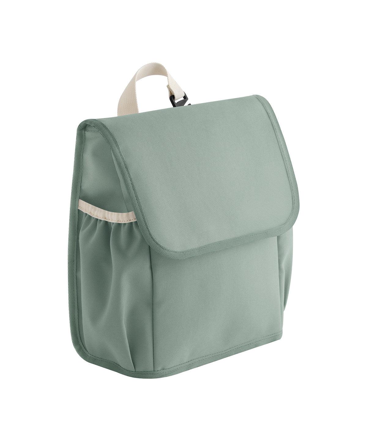 Bagbase Kids adventure cooler bag in Dusty Green, front view