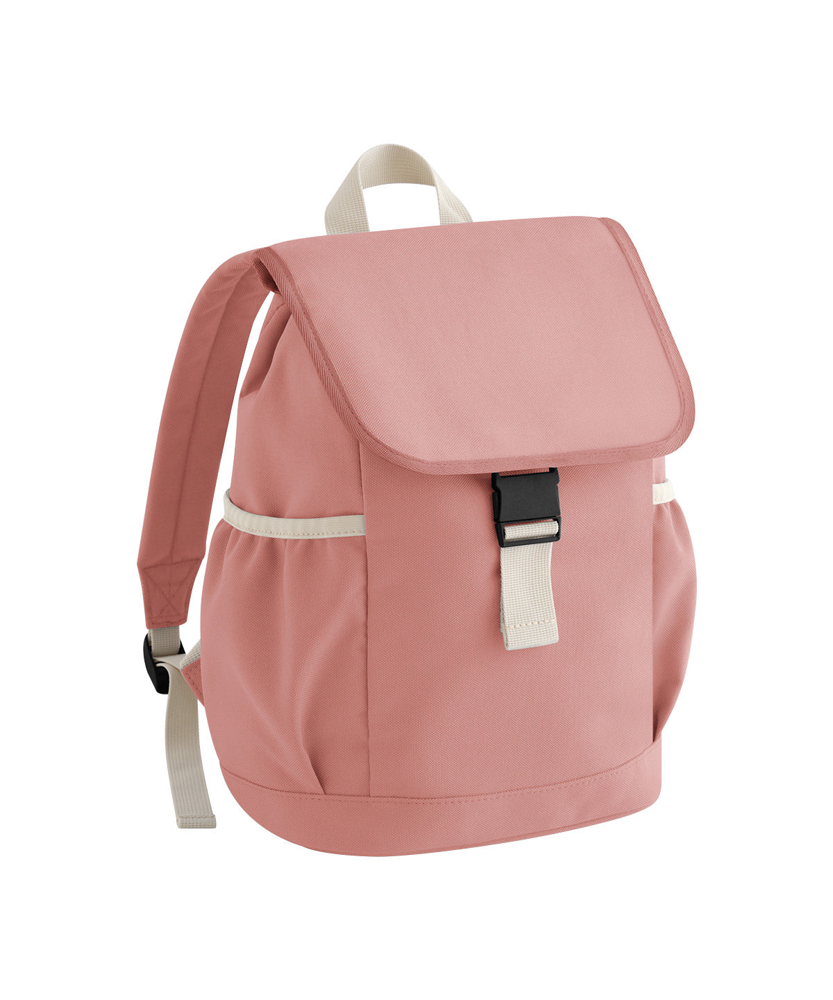 Bagbase Kids adventure backpack in Rose Pink, front view