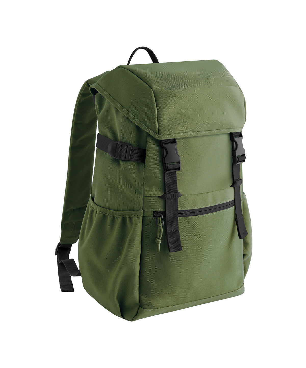 Bagbase Ramble backpack in Moss Green, front view