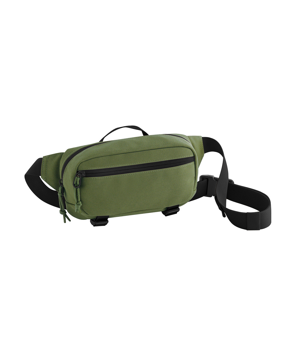 Bagbase Ramble belt bag in Moss Green, front view