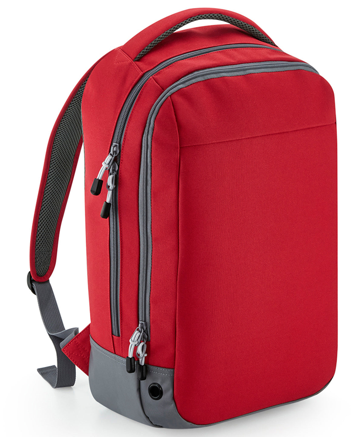 Bagbase Athleisure sports backpack in Classic Red, front view