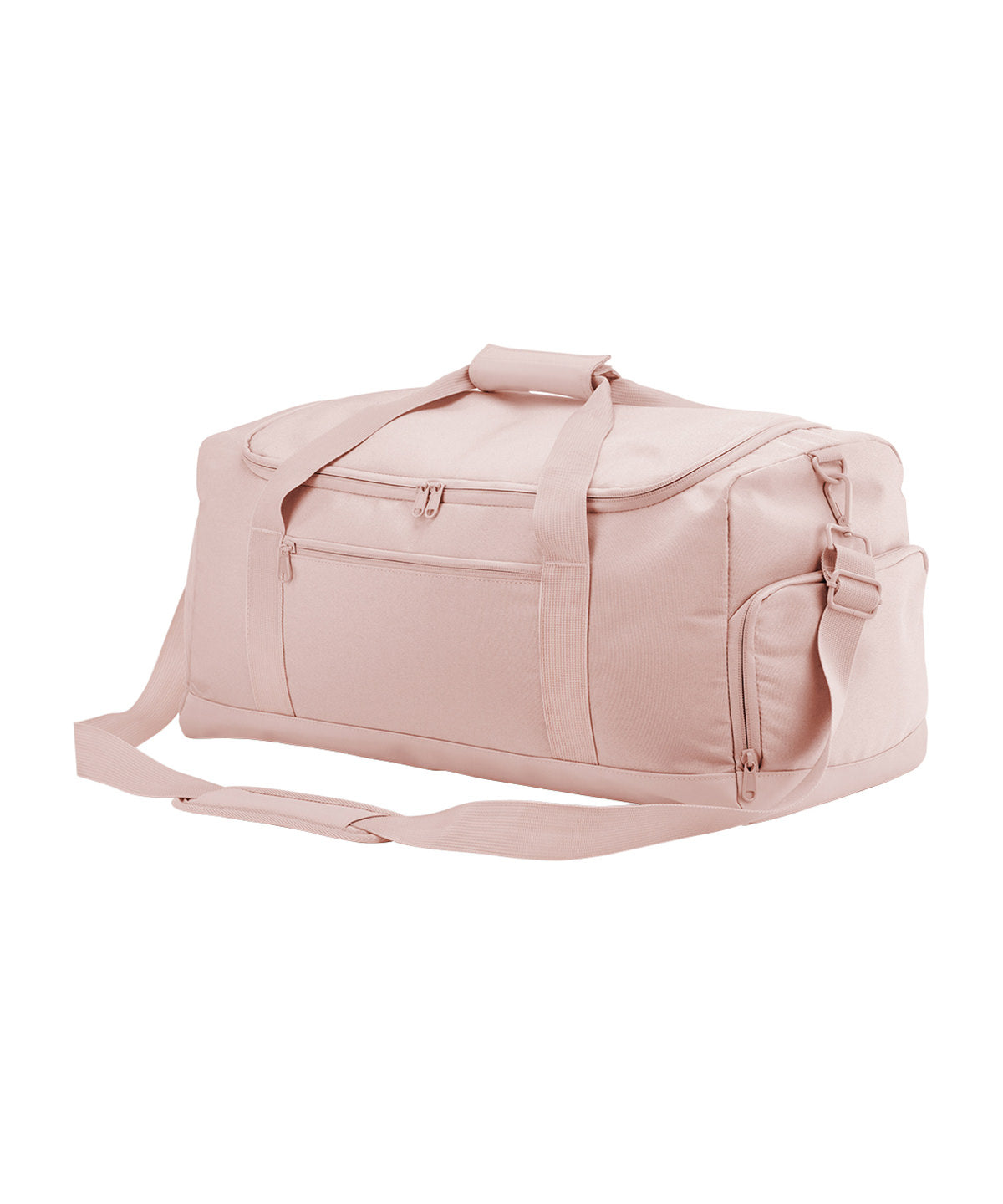 Bagbase Medium training holdall in Fresh Pink, front view