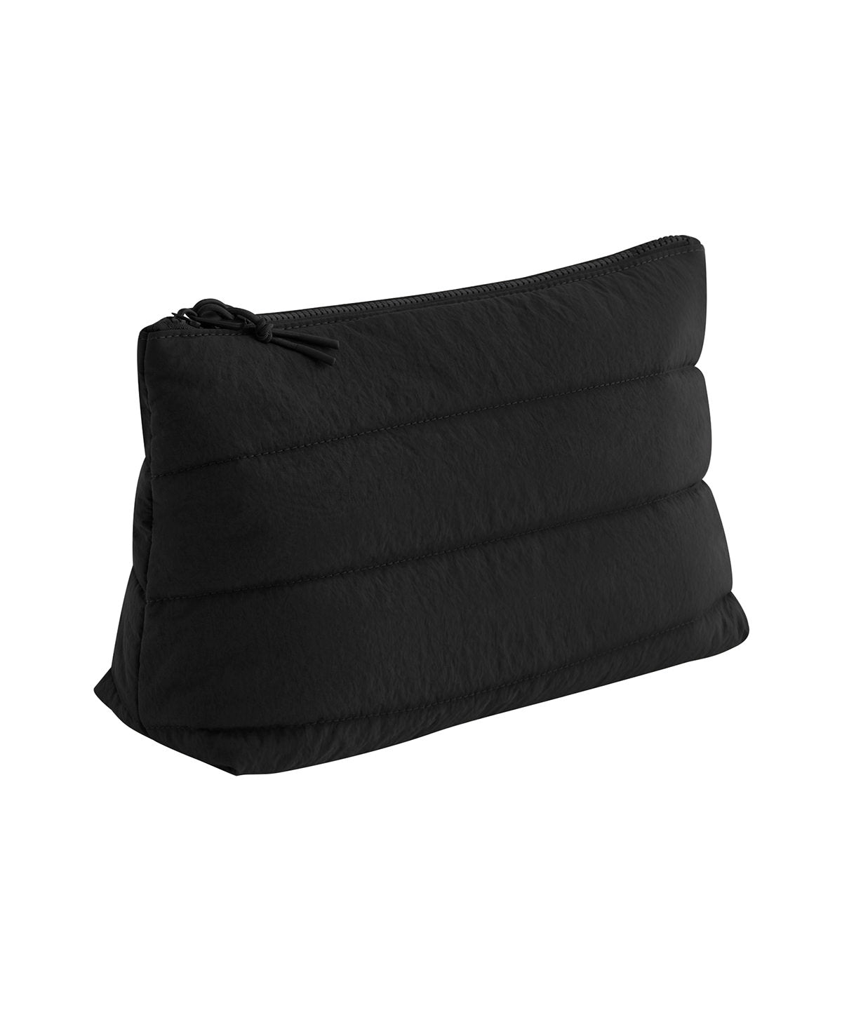 Bagbase Quilted accessory case in Black, front view